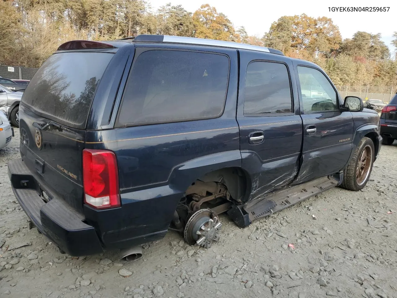 2004 Cadillac Escalade Luxury VIN: 1GYEK63N04R259657 Lot: 78388104