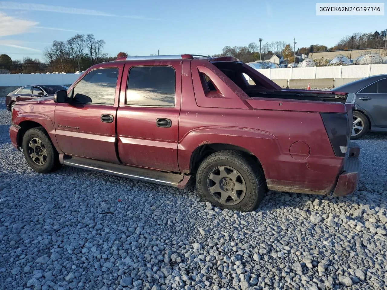 2004 Cadillac Escalade Ext VIN: 3GYEK62N24G197146 Lot: 78777004