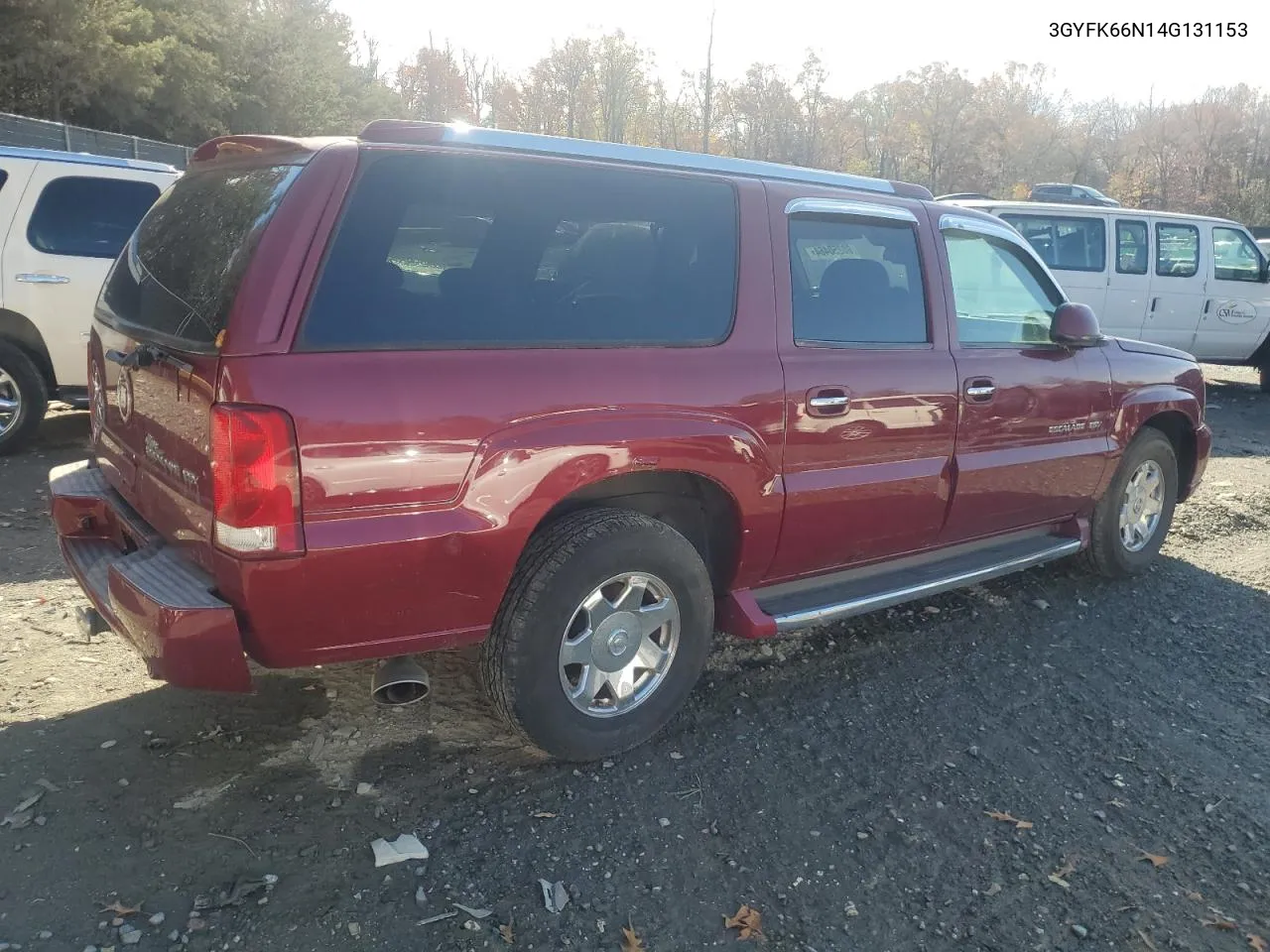 2004 Cadillac Escalade Esv VIN: 3GYFK66N14G131153 Lot: 80250464