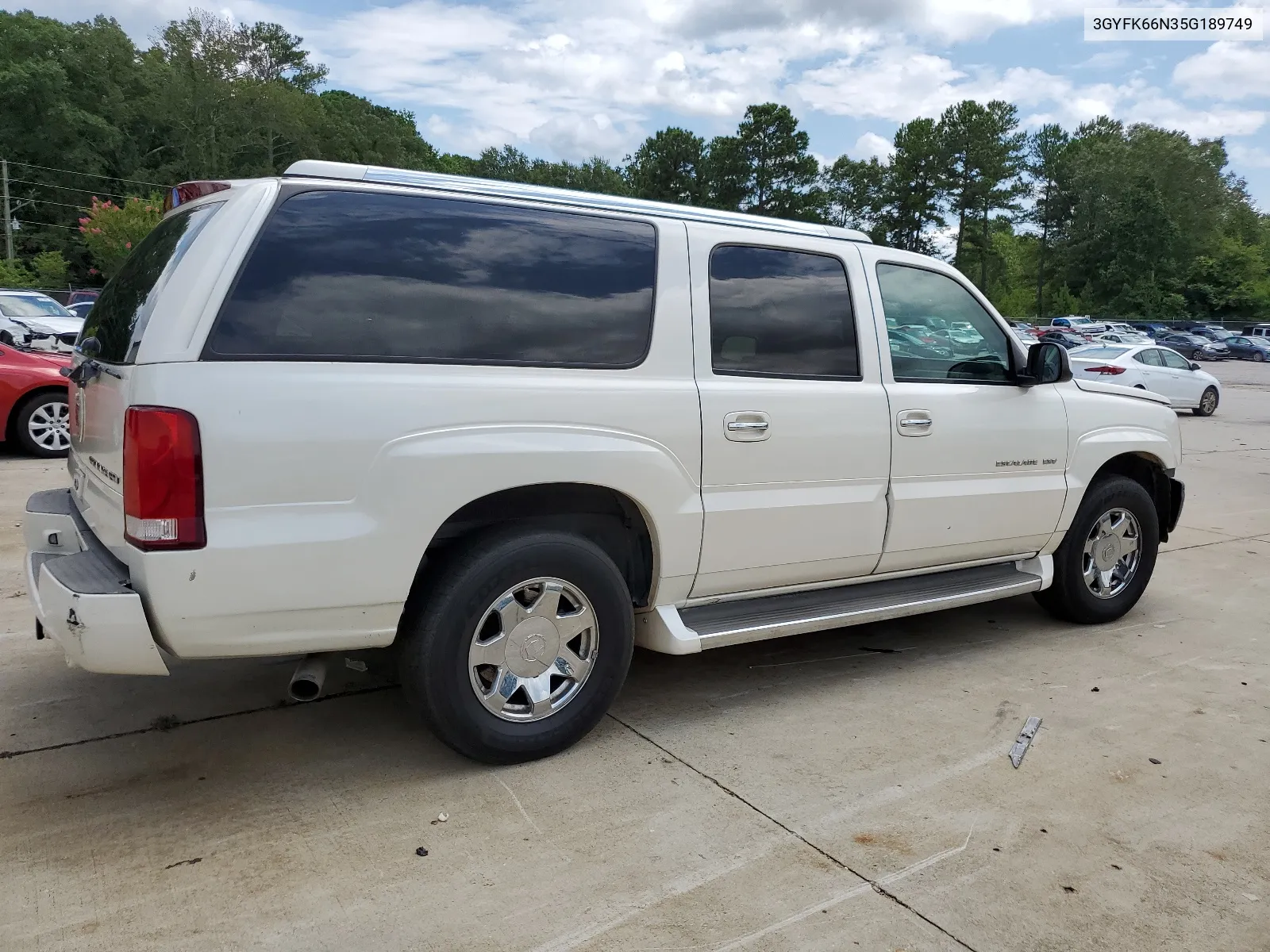 2005 Cadillac Escalade Esv VIN: 3GYFK66N35G189749 Lot: 63897114