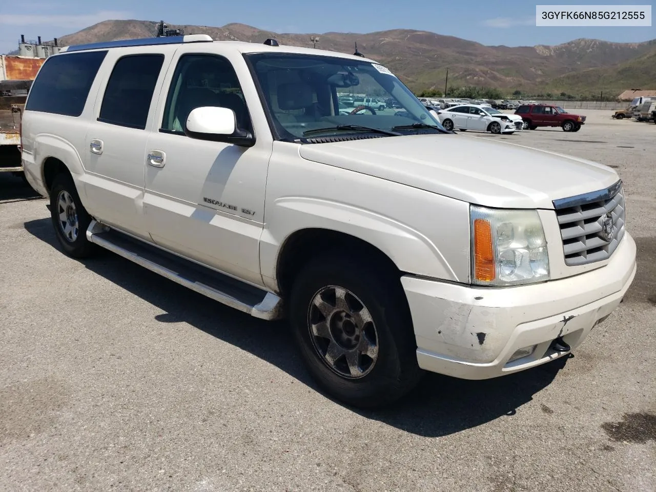 2005 Cadillac Escalade Esv VIN: 3GYFK66N85G212555 Lot: 66506314