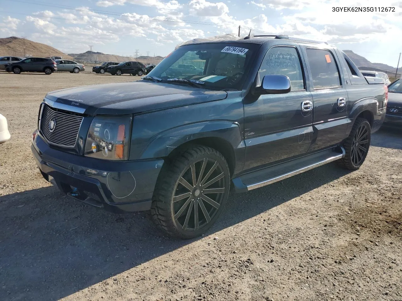 2005 Cadillac Escalade Ext VIN: 3GYEK62N35G112672 Lot: 66794194