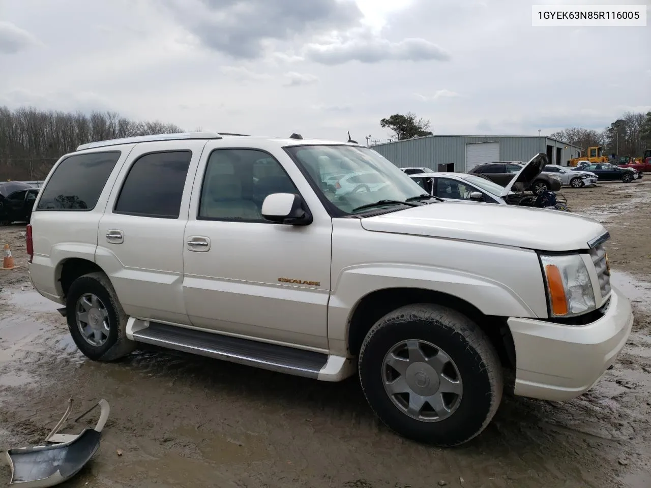 2005 Cadillac Escalade Luxury VIN: 1GYEK63N85R116005 Lot: 67750923