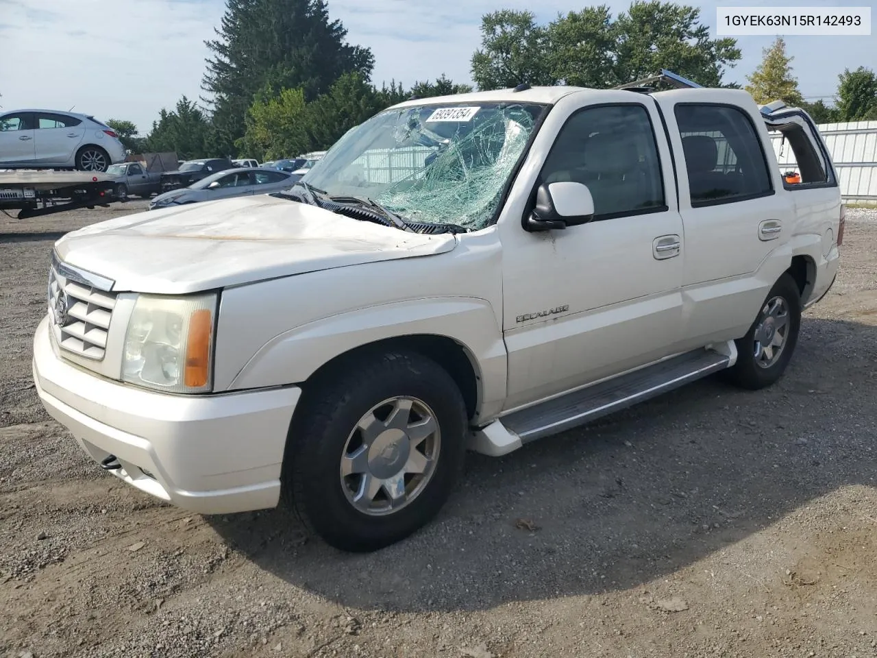 1GYEK63N15R142493 2005 Cadillac Escalade Luxury