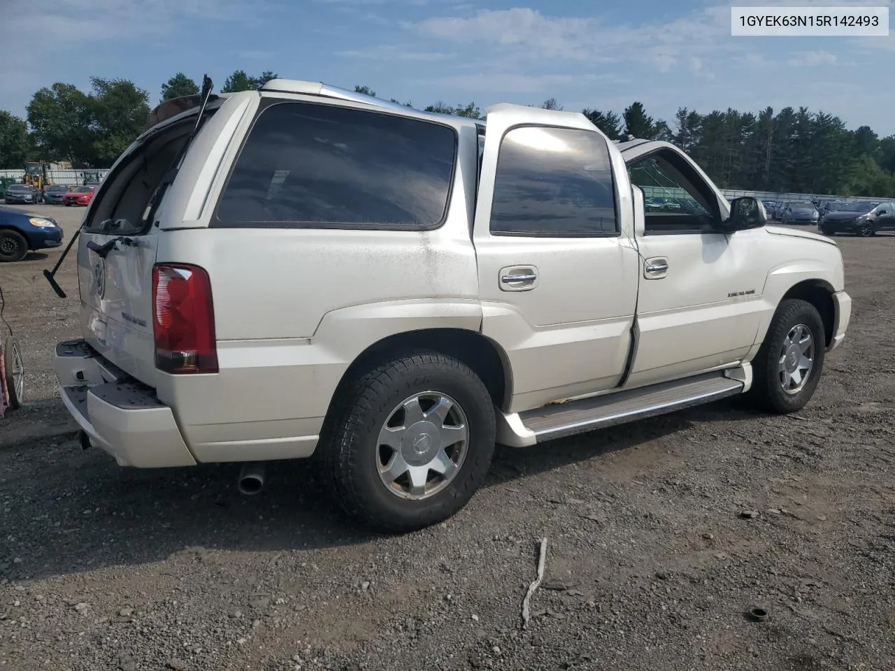 2005 Cadillac Escalade Luxury VIN: 1GYEK63N15R142493 Lot: 69391354