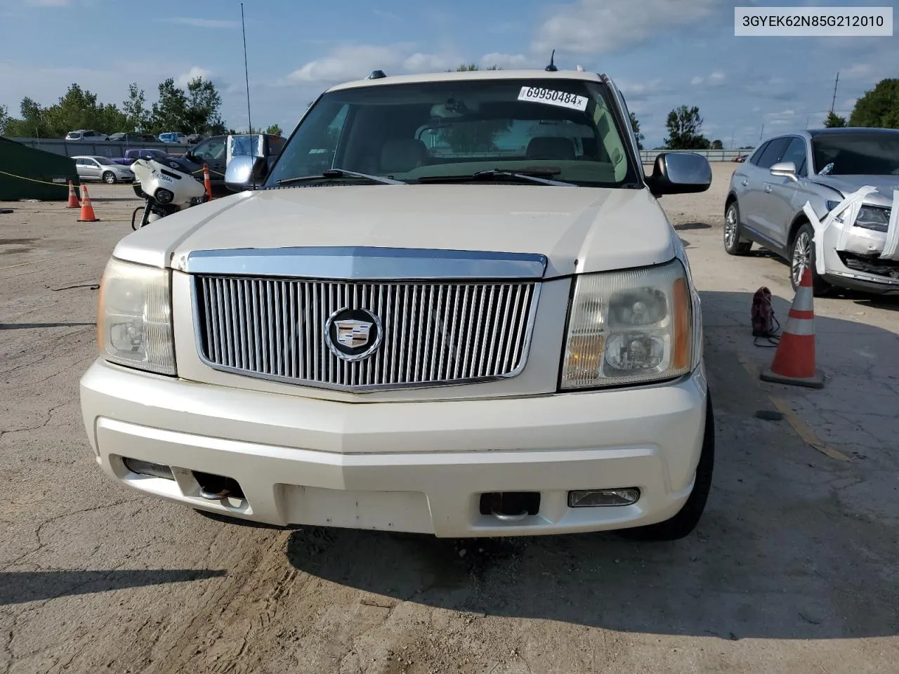 2005 Cadillac Escalade Ext VIN: 3GYEK62N85G212010 Lot: 69950484