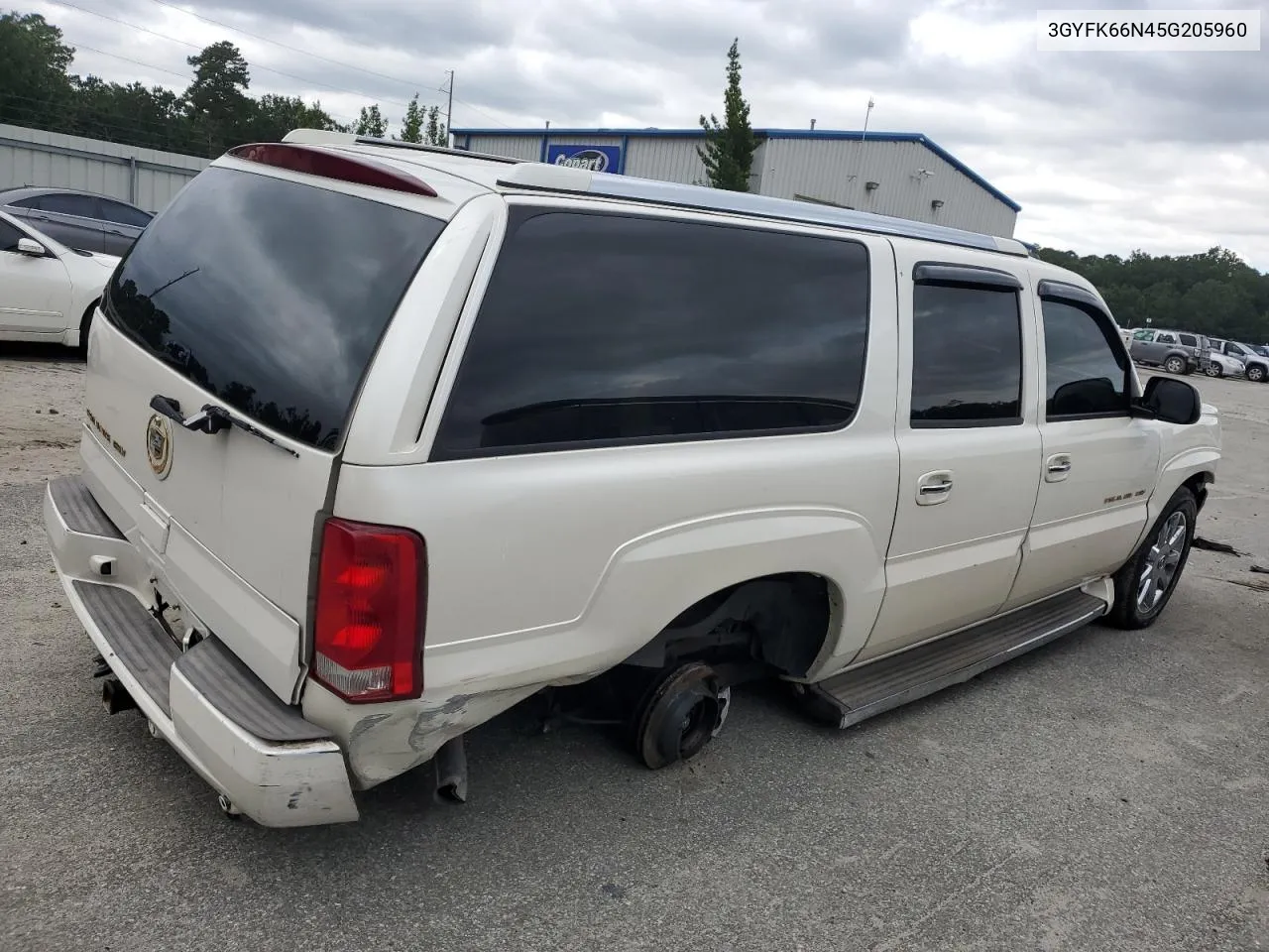 2005 Cadillac Escalade Esv VIN: 3GYFK66N45G205960 Lot: 71461944