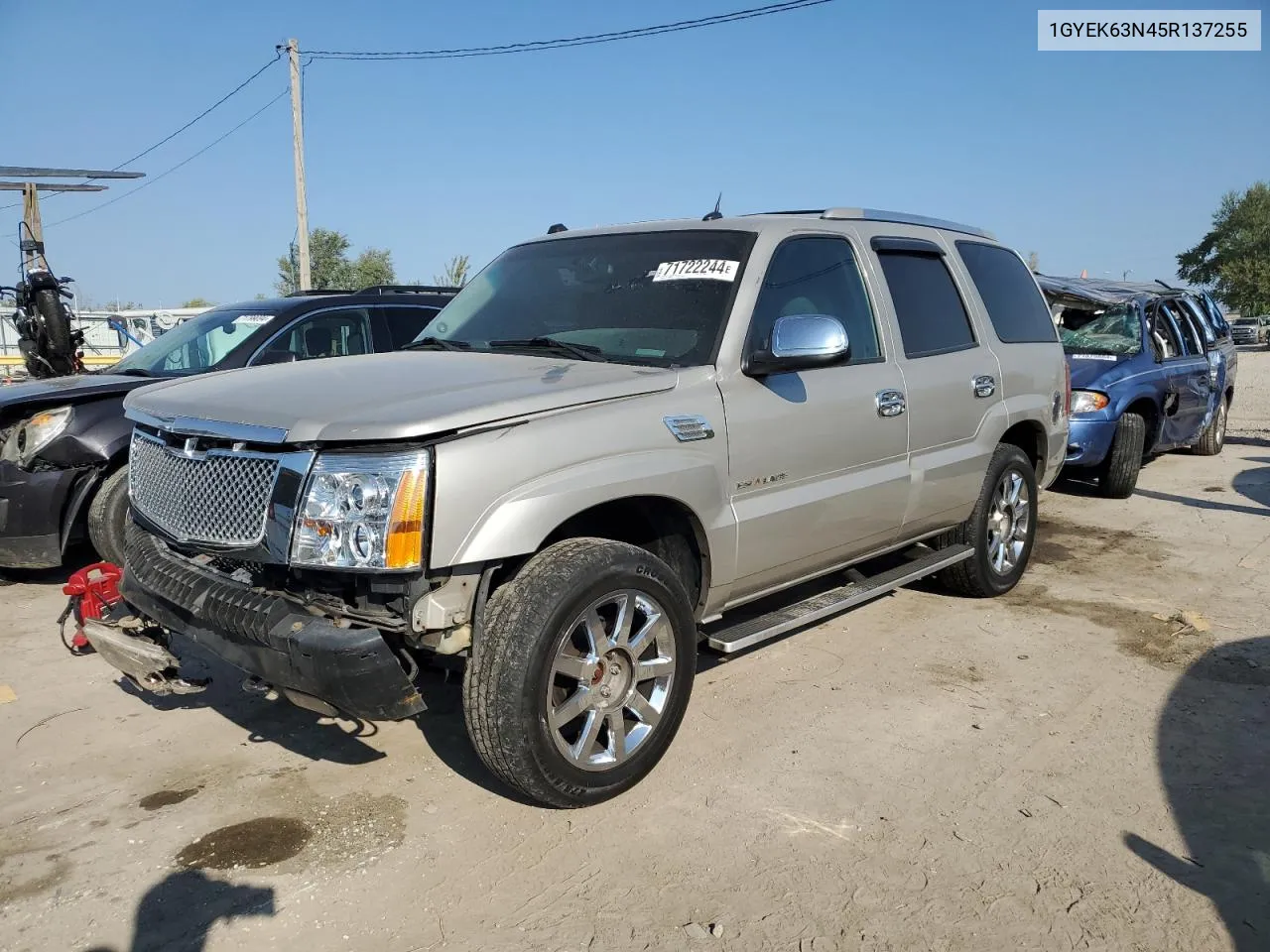 2005 Cadillac Escalade Luxury VIN: 1GYEK63N45R137255 Lot: 71722244