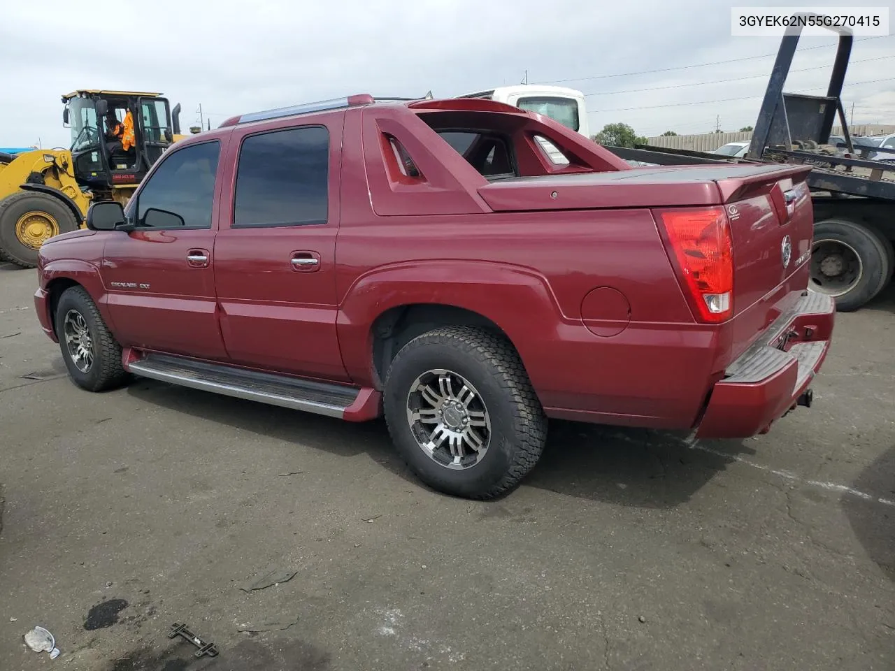 2005 Cadillac Escalade Ext VIN: 3GYEK62N55G270415 Lot: 71849964