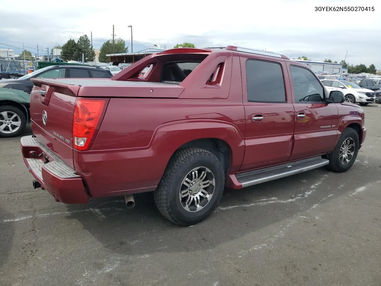 2005 Cadillac Escalade Ext VIN: 3GYEK62N55G270415 Lot: 71849964