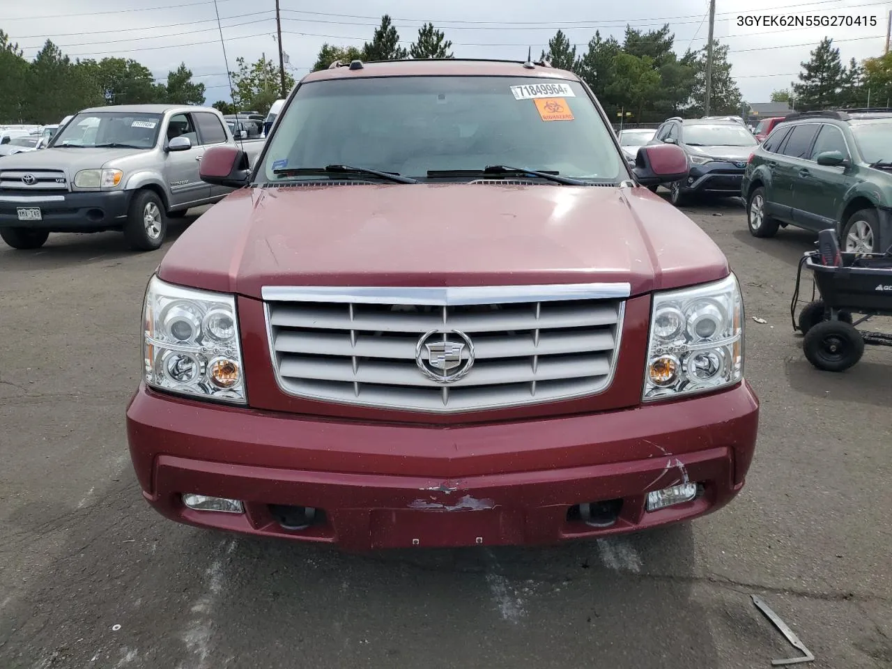 3GYEK62N55G270415 2005 Cadillac Escalade Ext