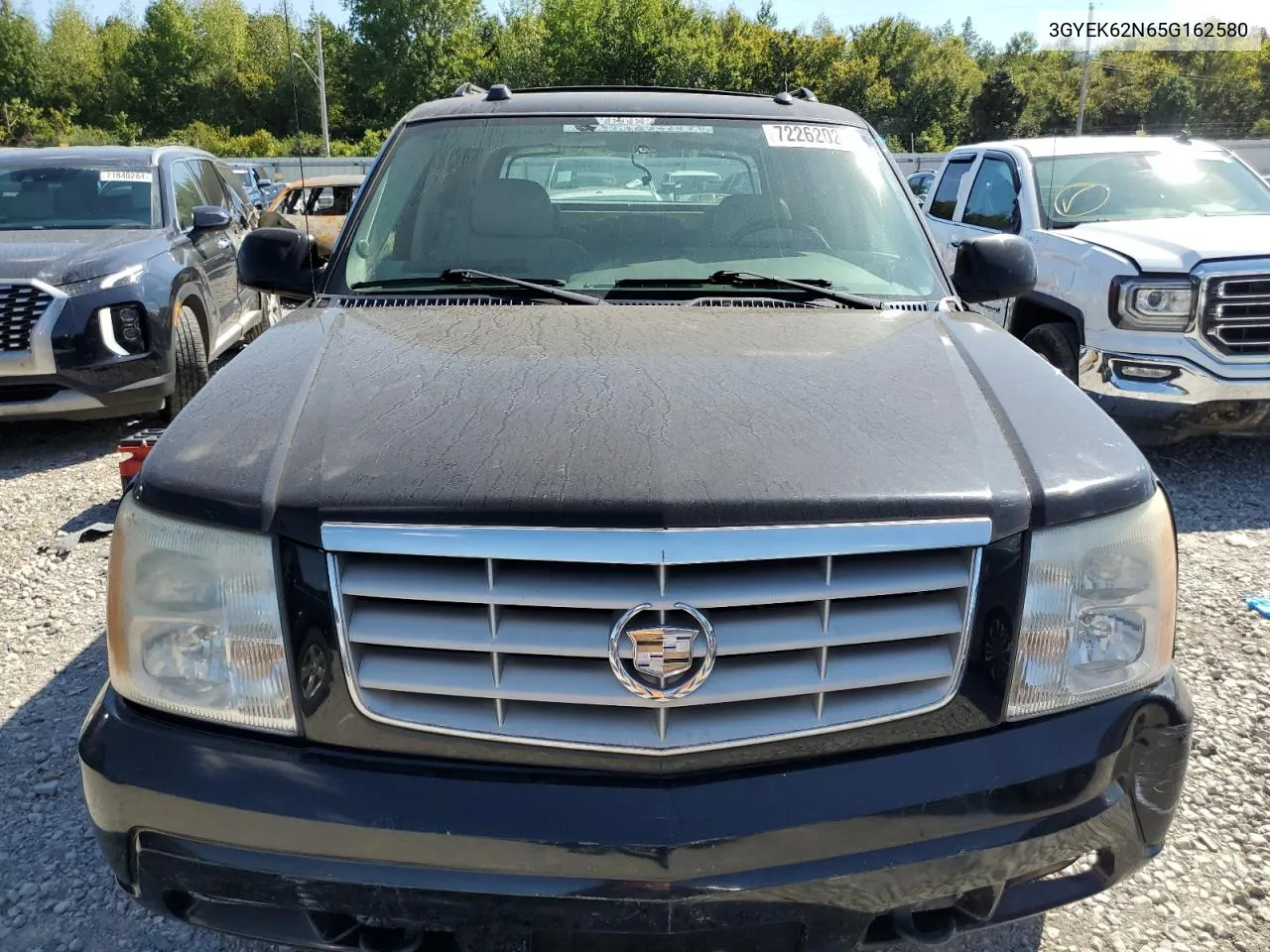 2005 Cadillac Escalade Ext VIN: 3GYEK62N65G162580 Lot: 72262024