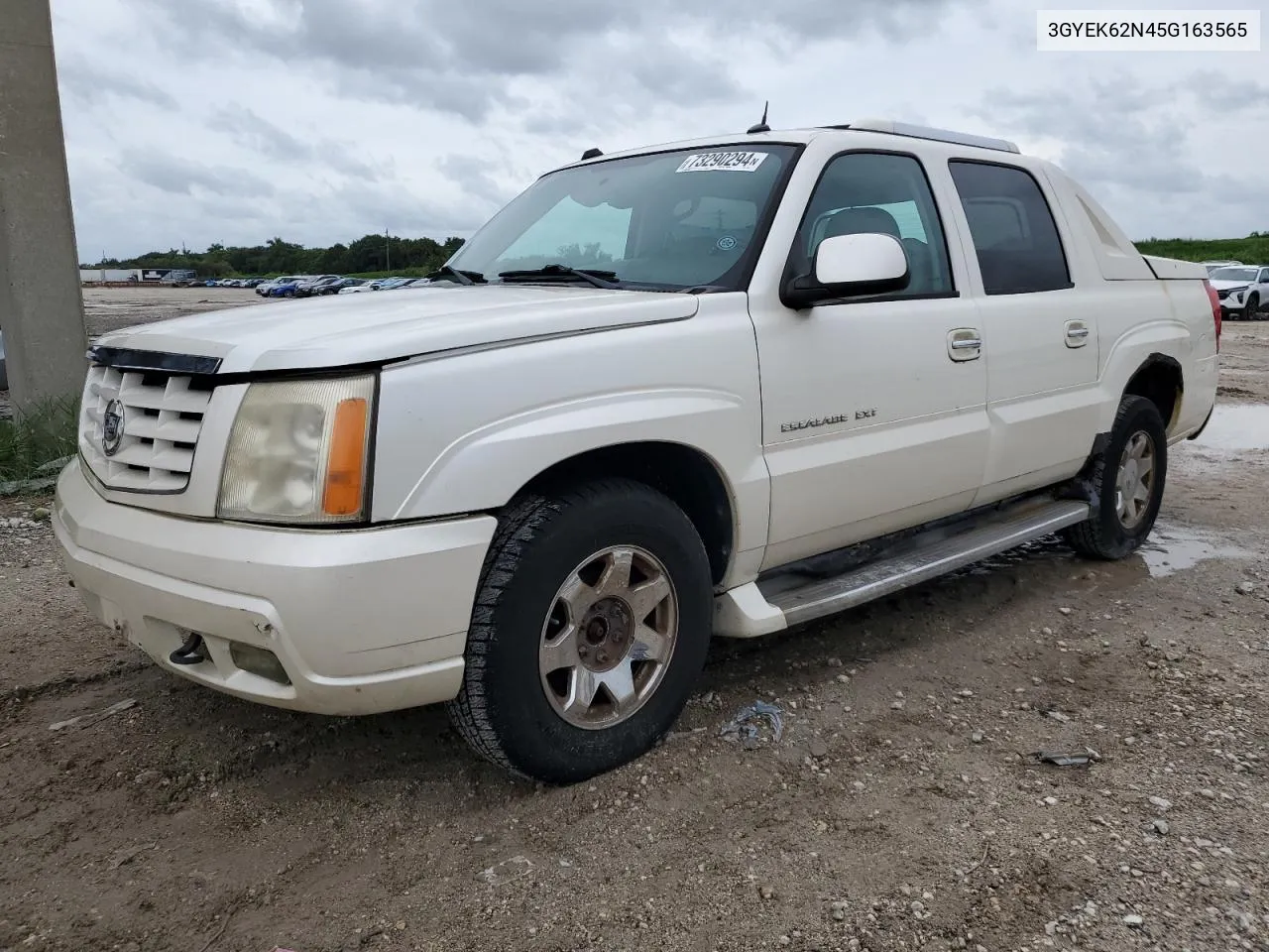 2005 Cadillac Escalade Ext VIN: 3GYEK62N45G163565 Lot: 73290294