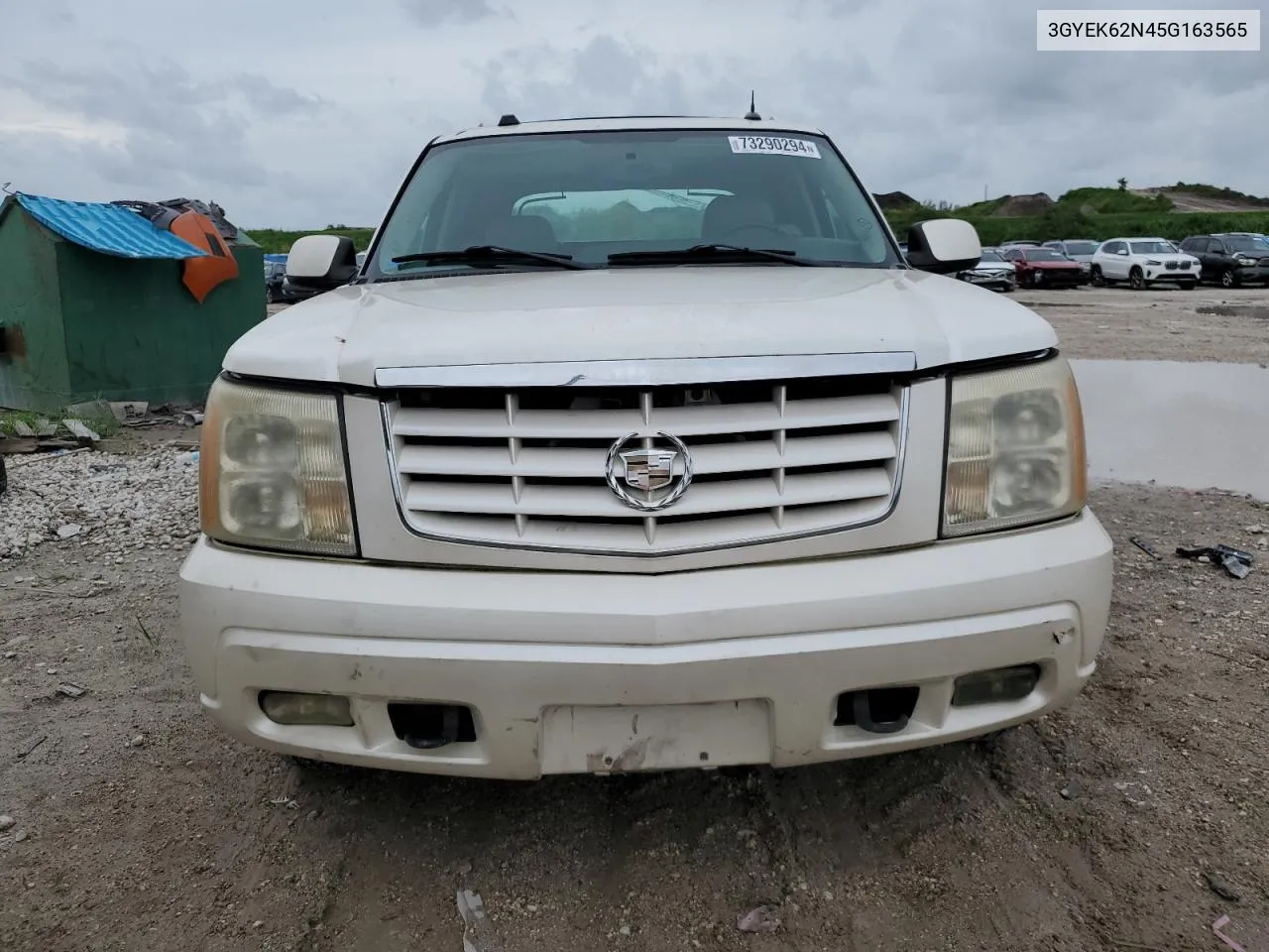 2005 Cadillac Escalade Ext VIN: 3GYEK62N45G163565 Lot: 73290294