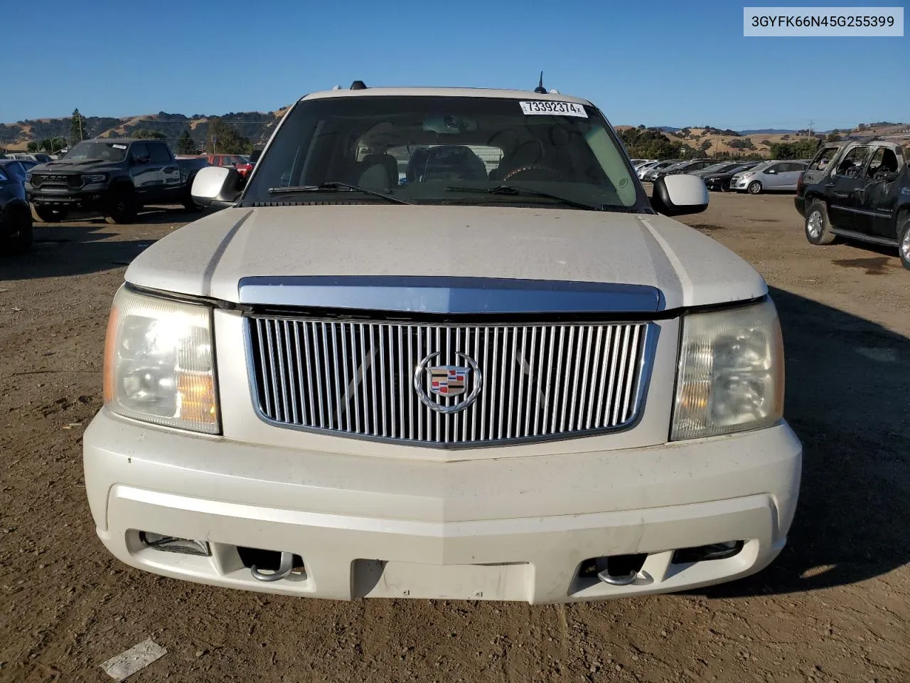 2005 Cadillac Escalade Esv VIN: 3GYFK66N45G255399 Lot: 73392374