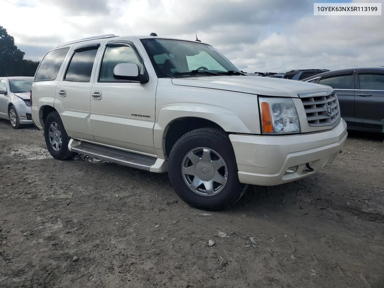 2005 Cadillac Escalade Luxury VIN: 1GYEK63NX5R113199 Lot: 73919404