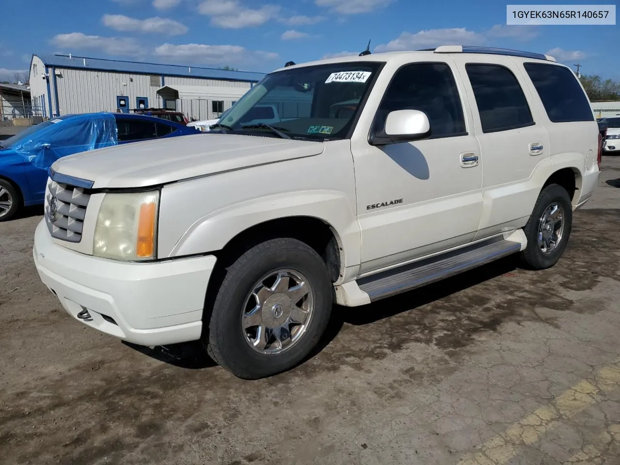 2005 Cadillac Escalade Luxury VIN: 1GYEK63N65R140657 Lot: 74473134