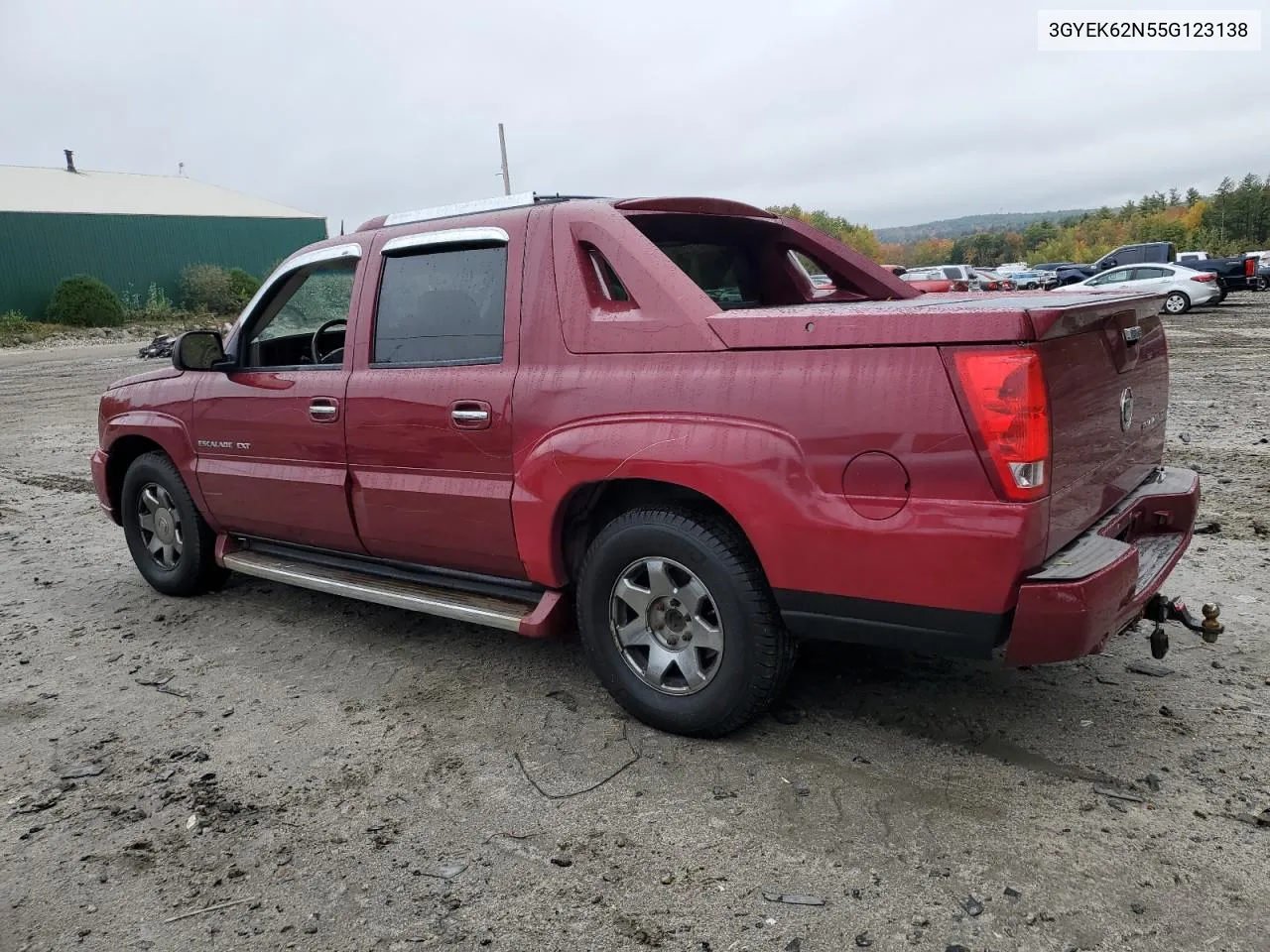 2005 Cadillac Escalade Ext VIN: 3GYEK62N55G123138 Lot: 74543134