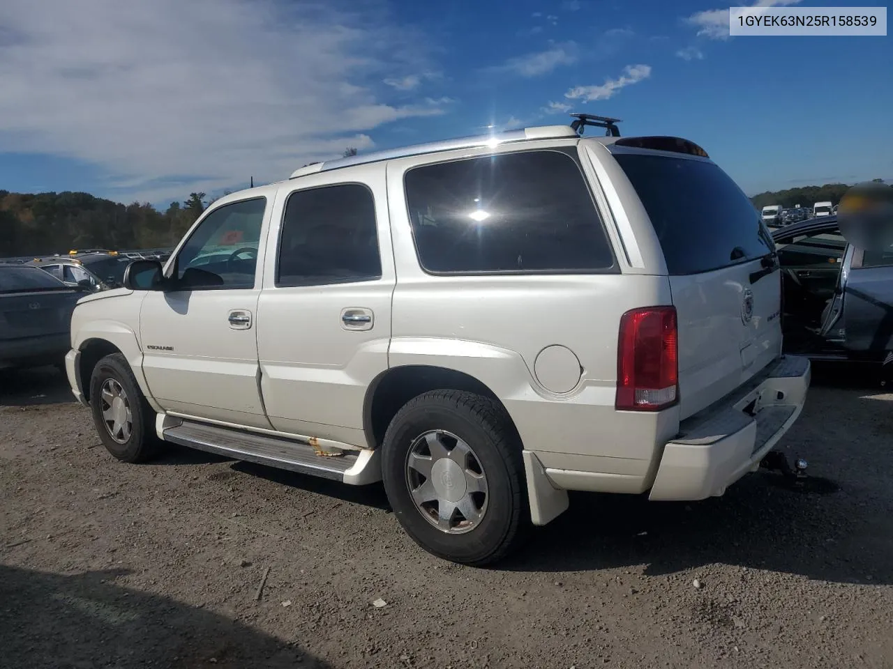 2005 Cadillac Escalade Luxury VIN: 1GYEK63N25R158539 Lot: 76497544