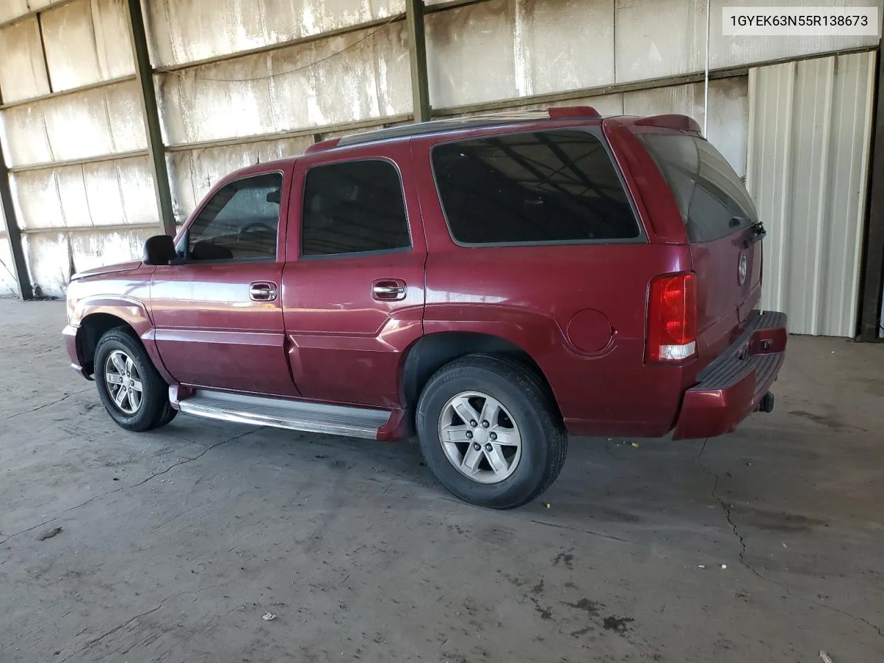 2005 Cadillac Escalade Luxury VIN: 1GYEK63N55R138673 Lot: 76609914