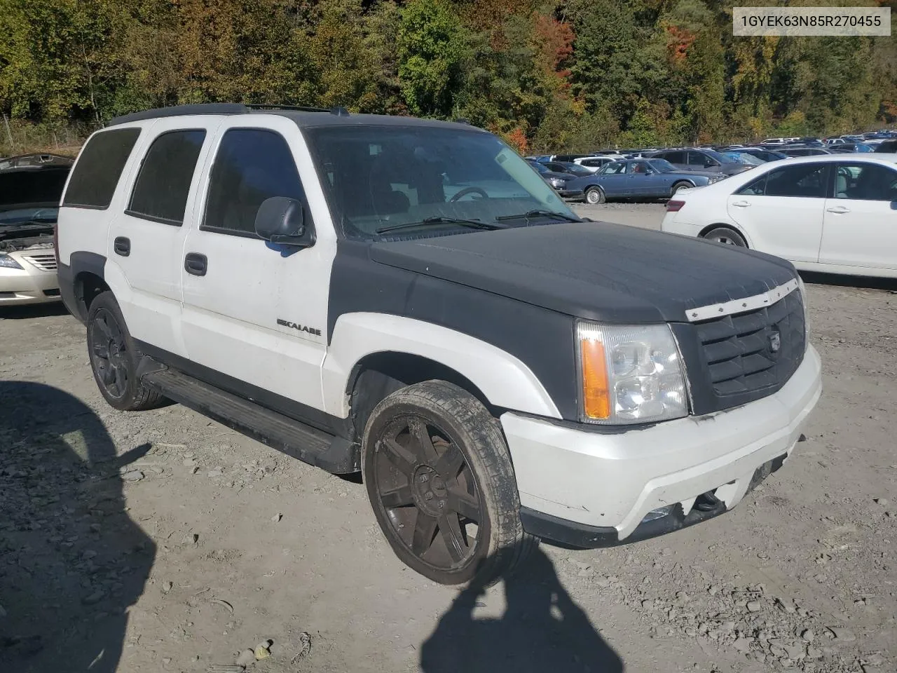 2005 Cadillac Escalade Luxury VIN: 1GYEK63N85R270455 Lot: 76729954