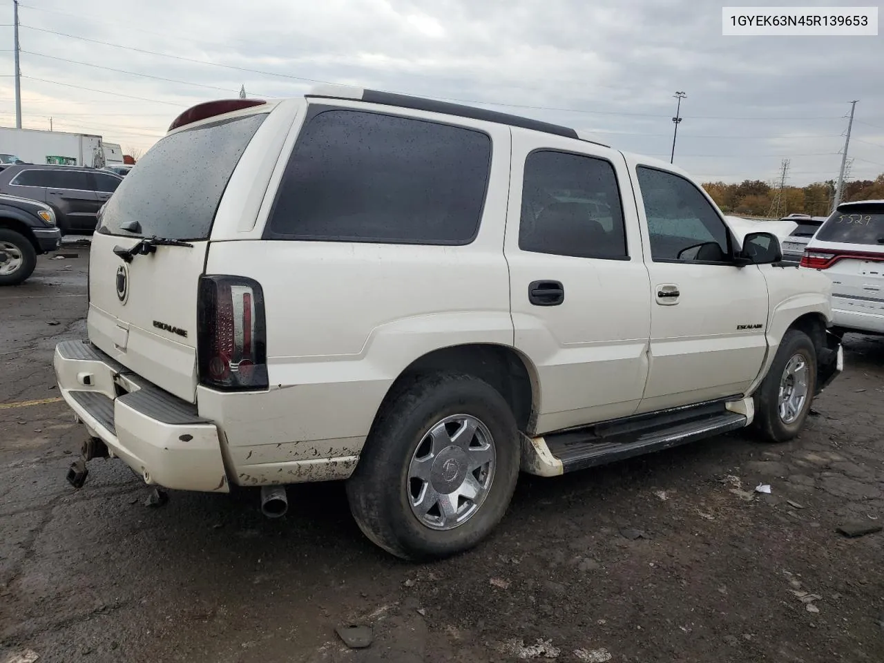 2005 Cadillac Escalade Luxury VIN: 1GYEK63N45R139653 Lot: 77351434