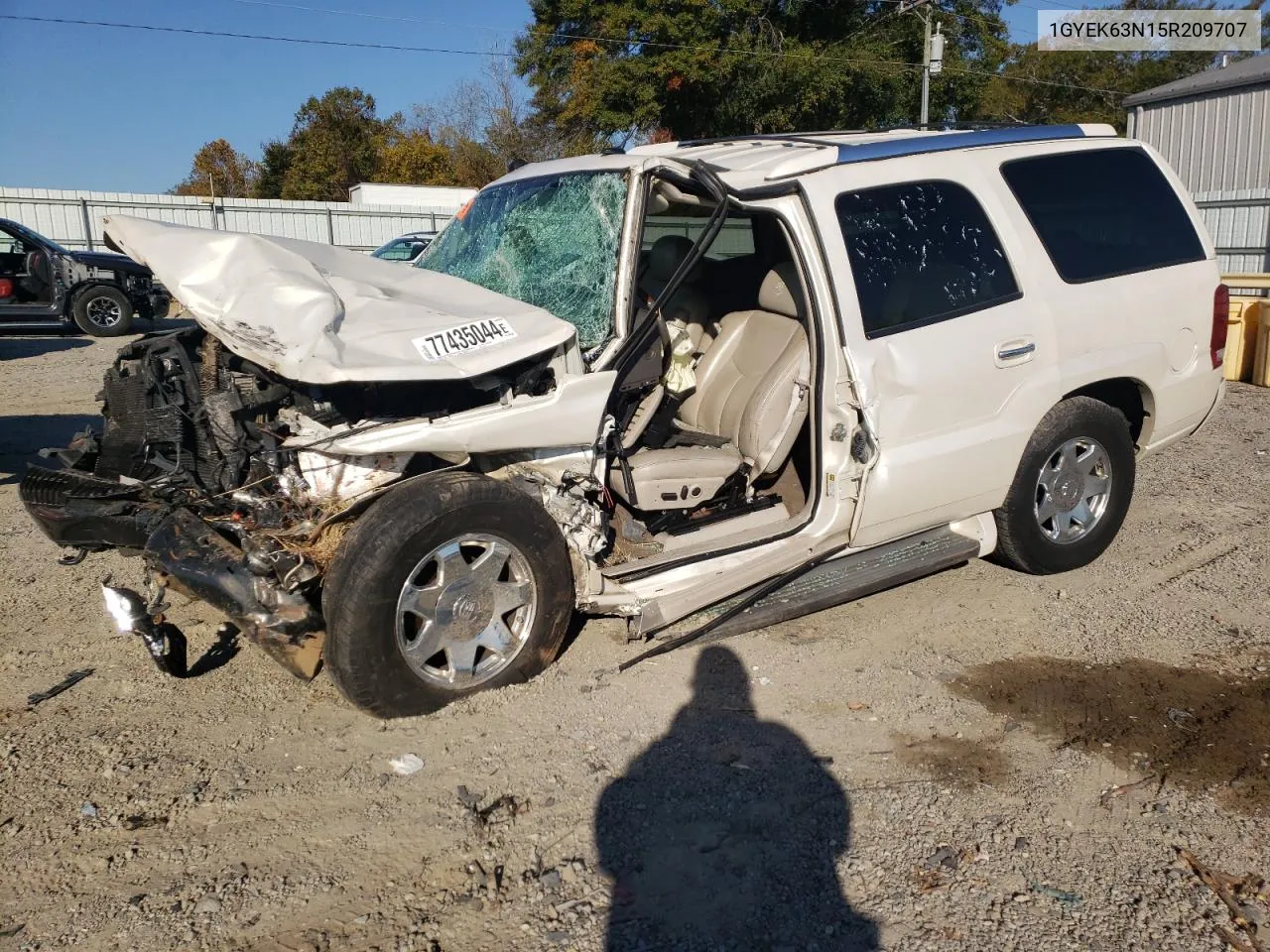 2005 Cadillac Escalade Luxury VIN: 1GYEK63N15R209707 Lot: 77435044