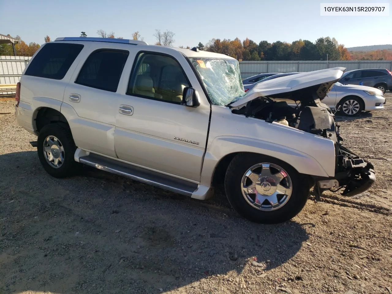 2005 Cadillac Escalade Luxury VIN: 1GYEK63N15R209707 Lot: 77435044