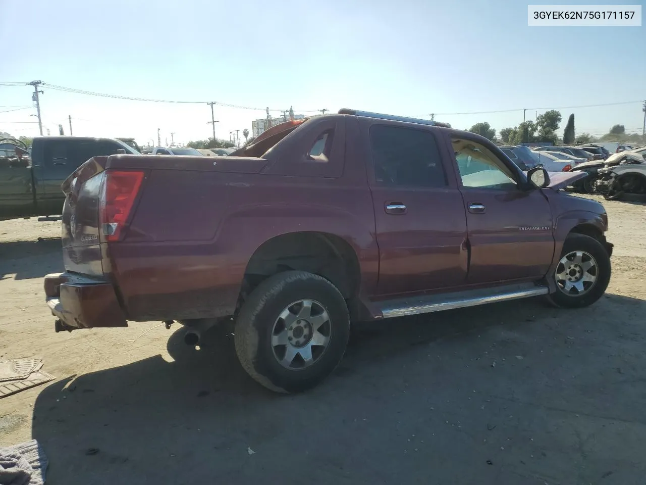 2005 Cadillac Escalade Ext VIN: 3GYEK62N75G171157 Lot: 78375714