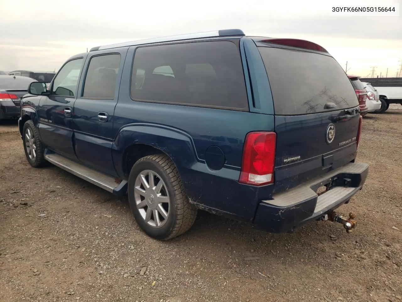 2005 Cadillac Escalade Esv VIN: 3GYFK66N05G156644 Lot: 80371254