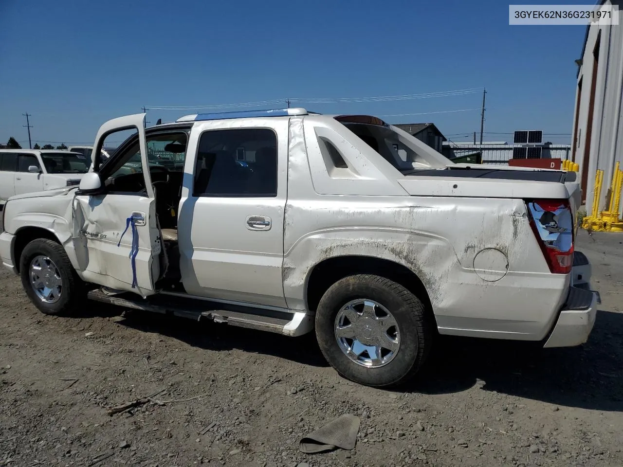 2006 Cadillac Escalade Ext VIN: 3GYEK62N36G231971 Lot: 65683864