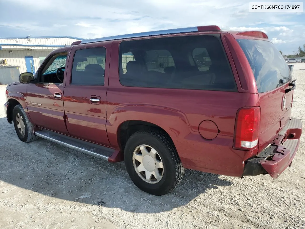 2006 Cadillac Escalade Esv VIN: 3GYFK66N76G174897 Lot: 73417724