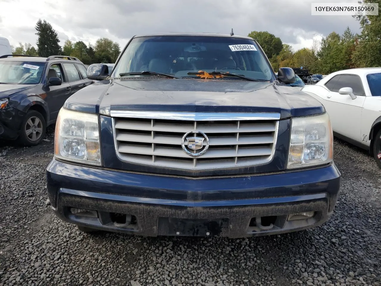 2006 Cadillac Escalade Luxury VIN: 1GYEK63N76R150969 Lot: 76304624