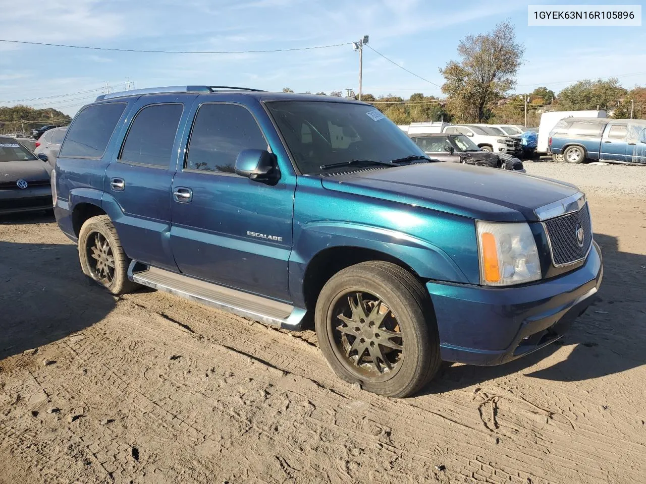 2006 Cadillac Escalade Luxury VIN: 1GYEK63N16R105896 Lot: 78137914