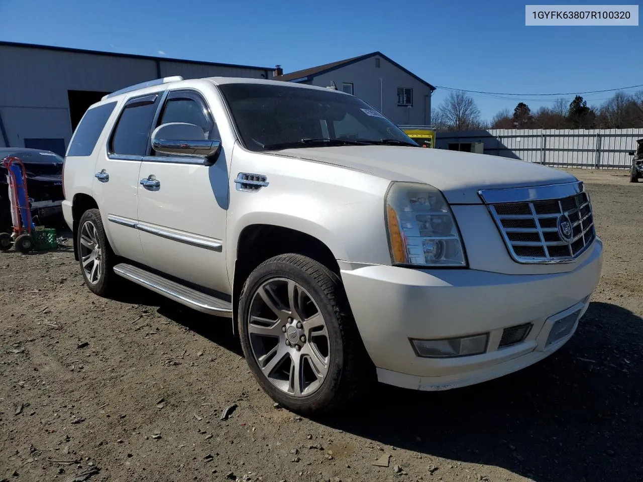 1GYFK63807R100320 2007 Cadillac Escalade Luxury