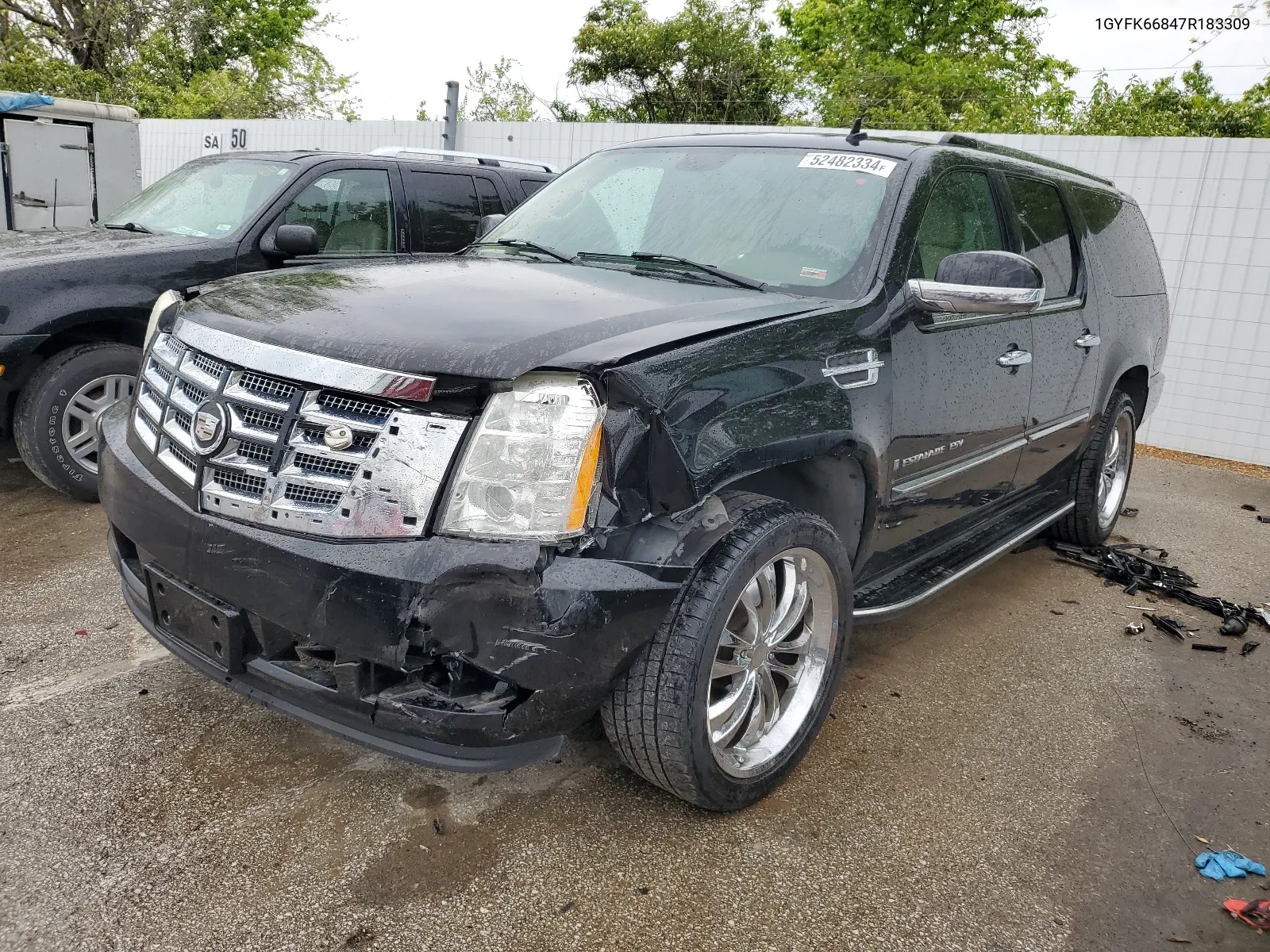 1GYFK66847R183309 2007 Cadillac Escalade Esv