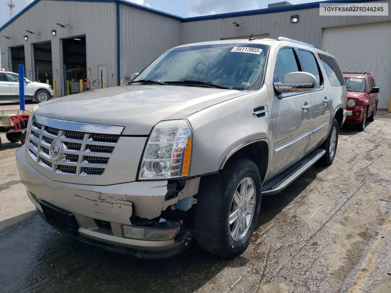 2007 Cadillac Escalade Esv VIN: 1GYFK66827R246245 Lot: 54117803