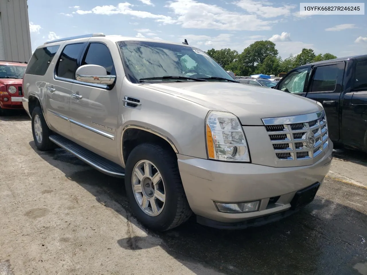 2007 Cadillac Escalade Esv VIN: 1GYFK66827R246245 Lot: 54117803