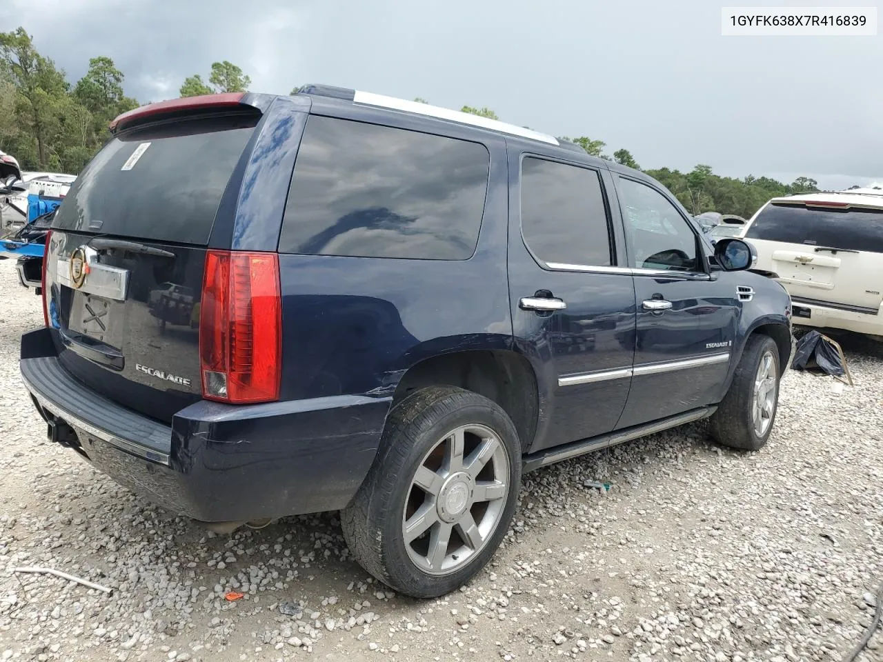 2007 Cadillac Escalade Luxury VIN: 1GYFK638X7R416839 Lot: 64425014