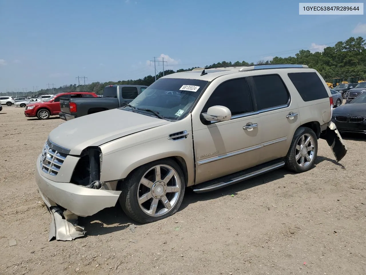 1GYEC63847R289644 2007 Cadillac Escalade Luxury