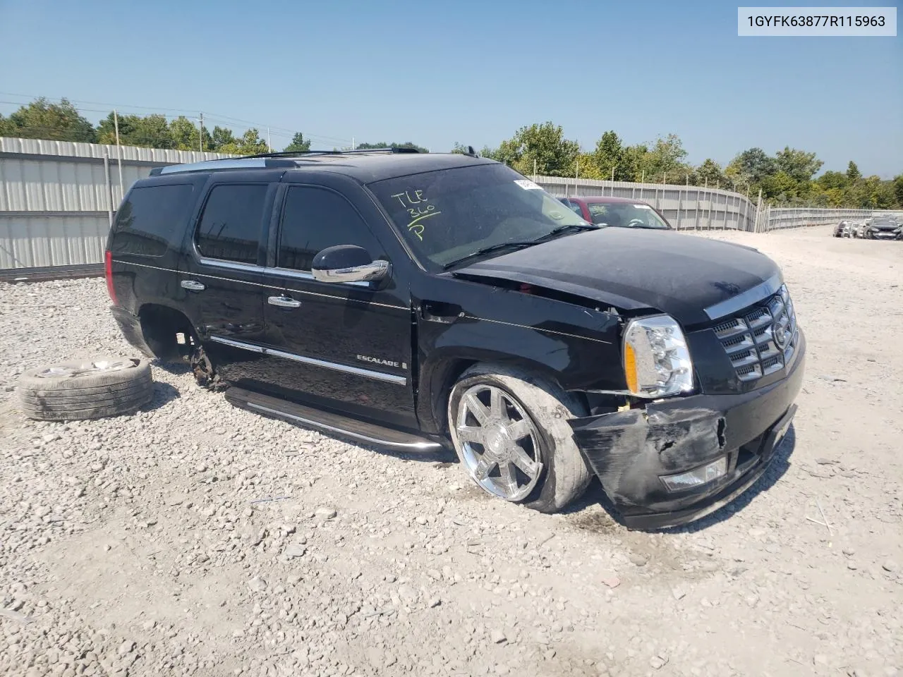 1GYFK63877R115963 2007 Cadillac Escalade Luxury