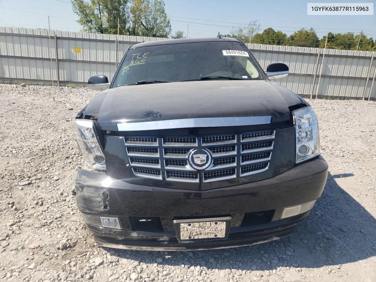 2007 Cadillac Escalade Luxury VIN: 1GYFK63877R115963 Lot: 68491624