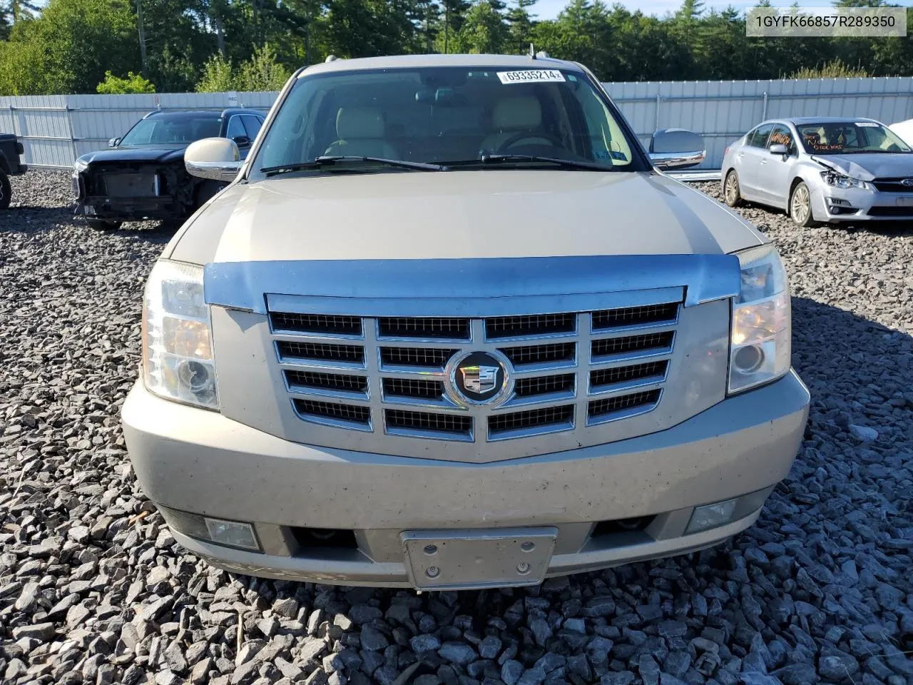 1GYFK66857R289350 2007 Cadillac Escalade Esv