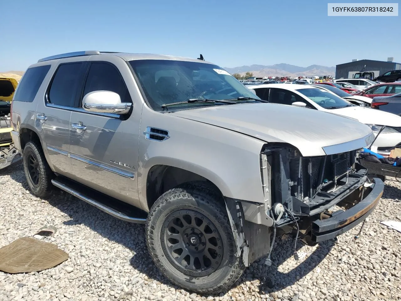 2007 Cadillac Escalade Luxury VIN: 1GYFK63807R318242 Lot: 69491314