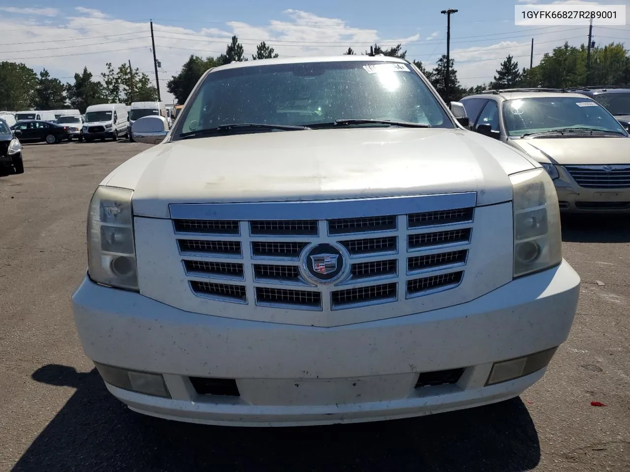 2007 Cadillac Escalade Esv VIN: 1GYFK66827R289001 Lot: 69523994