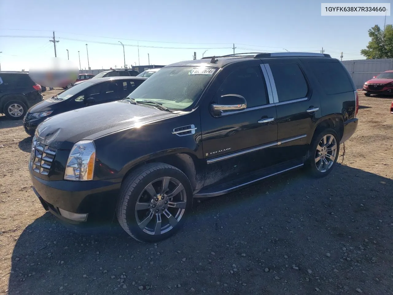 1GYFK638X7R334660 2007 Cadillac Escalade Luxury