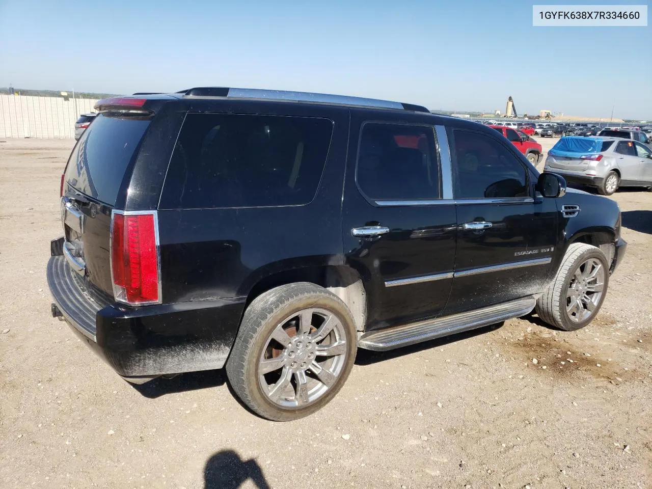 2007 Cadillac Escalade Luxury VIN: 1GYFK638X7R334660 Lot: 69860674