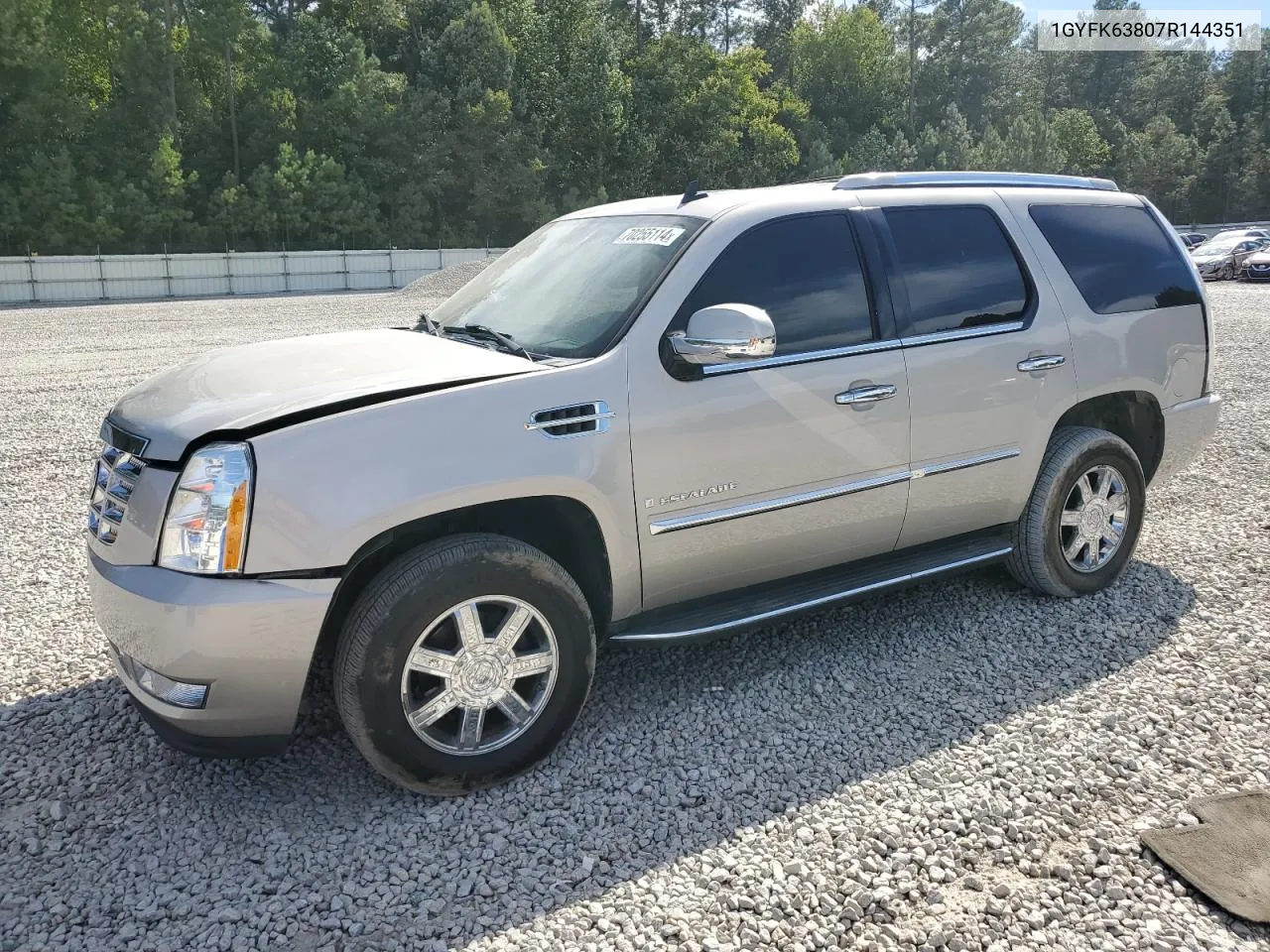 2007 Cadillac Escalade Luxury VIN: 1GYFK63807R144351 Lot: 70255114