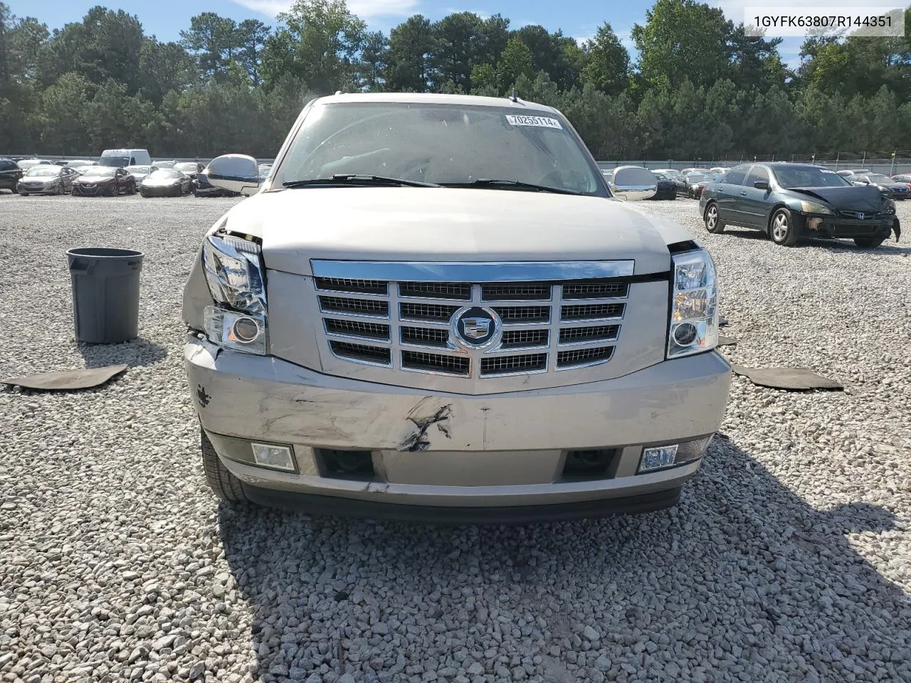 1GYFK63807R144351 2007 Cadillac Escalade Luxury