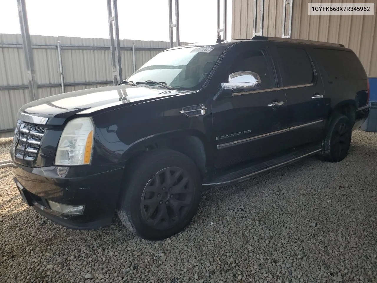 2007 Cadillac Escalade Esv VIN: 1GYFK668X7R345962 Lot: 70482414